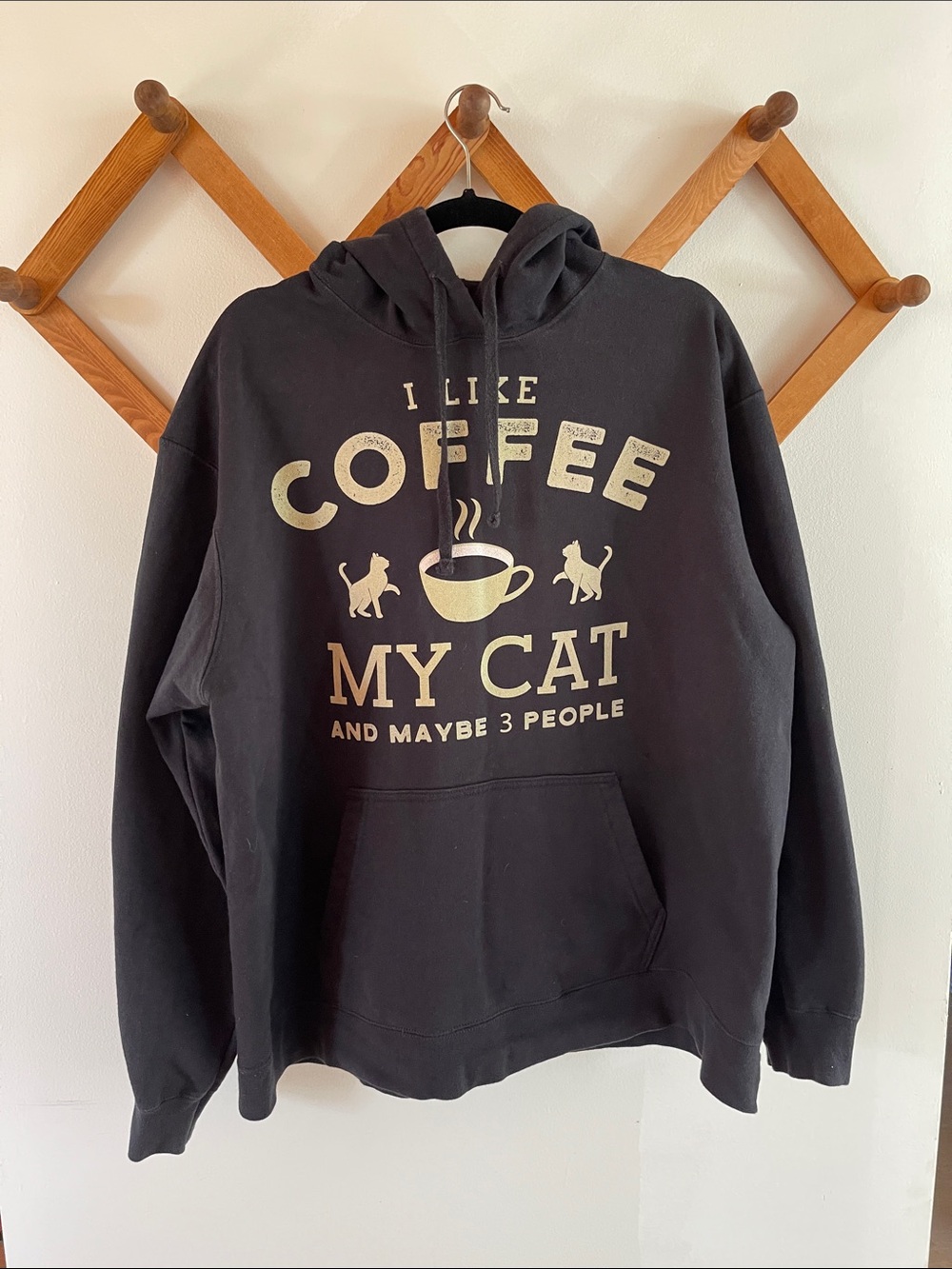 Coat-coffee Sweatshirt/hoodie size XL